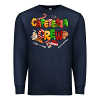Navy Christmas cafeteria crew Premium Sweatshirt - MaliasSmallBusiness