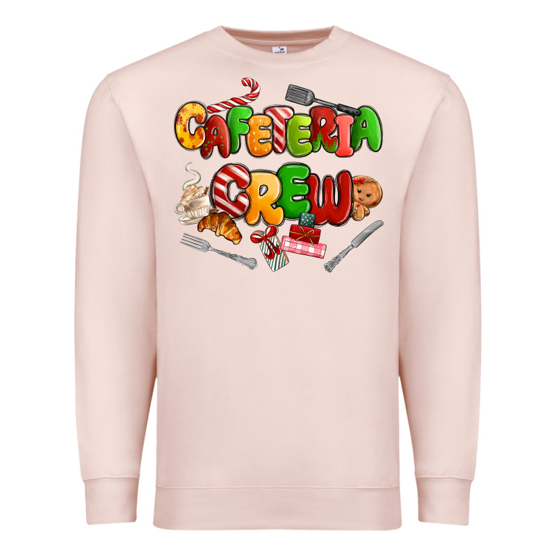 Christmas Cafeteria Crew Premium Sweatshirt by MaliasSmallBusiness | Teevron