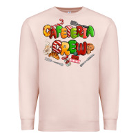 Pale Pink Christmas cafeteria crew Premium Sweatshirt - MaliasSmallBusiness