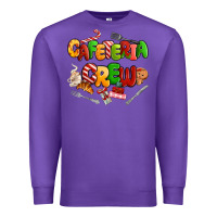 Purple Christmas cafeteria crew Premium Sweatshirt - MaliasSmallBusiness