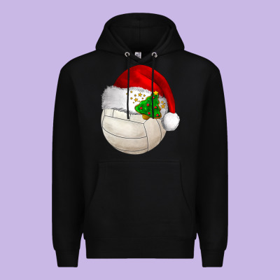 Christmas Sports Premium Hoodie Designed By Barkaloodesign