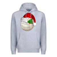 Heather Grey Christmas sports Premium Hoodie - BarkalooDesign