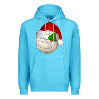 Ocean Blue Christmas sports Premium Hoodie - BarkalooDesign