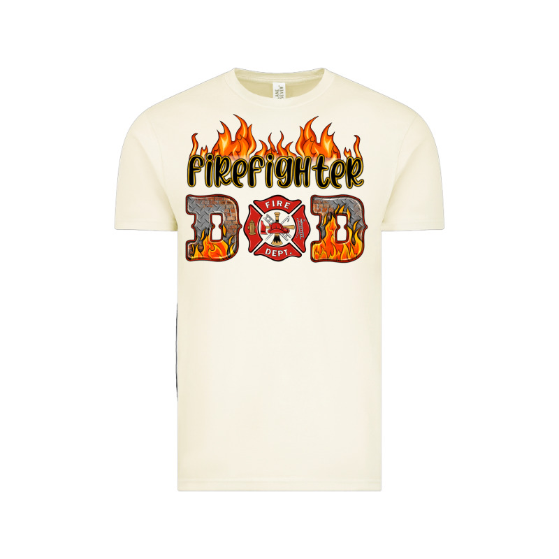 Firefighter Dad Vintage Tee by HRA Design Shop | Teevron