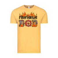 Vintage Mustard firefighter dad Vintage Tee - HRA Design Shop