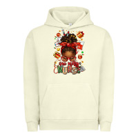 Pigment Pistachio one merry nurse afro messy bun Urban Hoodie - texasbilliewilder