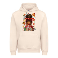 Sandshell one merry nurse afro messy bun Urban Hoodie - texasbilliewilder