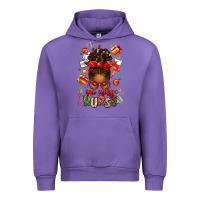 Tulip one merry nurse afro messy bun Urban Hoodie - texasbilliewilder