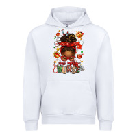 White one merry nurse afro messy bun Urban Hoodie - texasbilliewilder