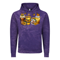 Cloud Purple butterfly coffee cups Vintage Hoodie - Zillion Design Studio
