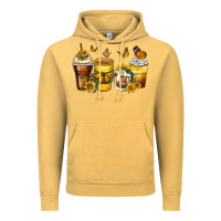 Vintage Mustard butterfly coffee cups Vintage Hoodie - Zillion Design Studio