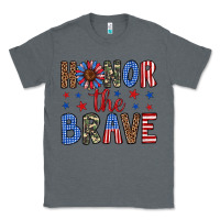 Charcoal Heather honor the brave Classic Tee - Artiststas