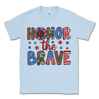 Dusty Blue honor the brave Classic Tee - Artiststas