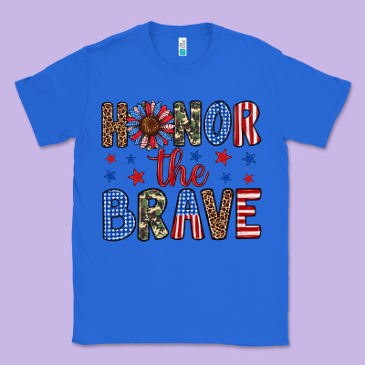 Honor The Brave Classic Tee Designed By Artiststas