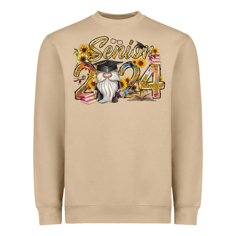 Senior 2024 Heavyweight Sweatshirt by RacoonDesign | Teevron