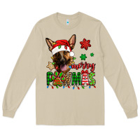 Mushroom merry pawmas christmas german shepherd Long Sleeve Tee - Jasminsmagicworld