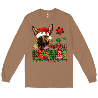 Toasted Coconut merry pawmas christmas german shepherd Long Sleeve Tee - Jasminsmagicworld