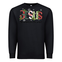 Black jesus the reason for the season Premium Sweatshirt - MaliasSmallBusiness