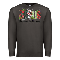 Smoke jesus the reason for the season Premium Sweatshirt - MaliasSmallBusiness