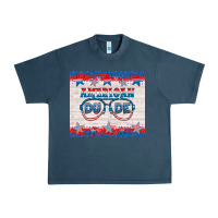 Midnight Navy American dude Urban Heavy Tee - HRA Design Shop