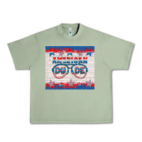 Oil Green American dude Urban Heavy Tee - HRA Design Shop
