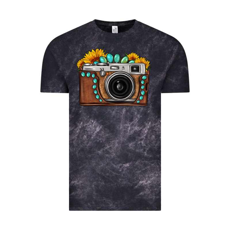 Sunflower Gemstone Vintage Camera Vintage Tee by FaDigitalArtStudio | Teevron