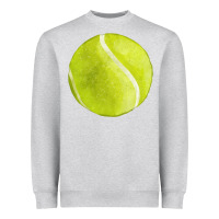 Heather Grey tennis ball fa element 2 Heavyweight Sweatshirt - FaDigitalArtStudio
