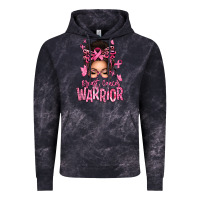 Cloud Black brest cancer warrior afro messy bun Vintage Hoodie - texasbilliewilder