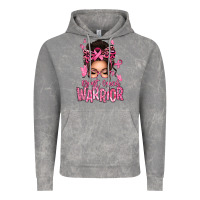 Cloud Rock brest cancer warrior afro messy bun Vintage Hoodie - texasbilliewilder