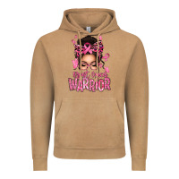 Vintage Camel brest cancer warrior afro messy bun Vintage Hoodie - texasbilliewilder