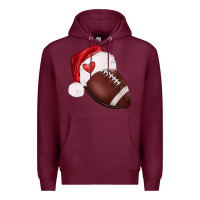 Burgundy christmas sports Premium Hoodie - BarkalooDesign