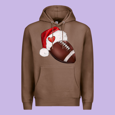 Christmas Sports Premium Hoodie Designed By Barkaloodesign