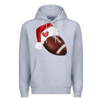 Heather Grey christmas sports Premium Hoodie - BarkalooDesign