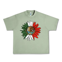 Oil Green mexico sunflower Urban Heavy Tee - HRA Design Shop