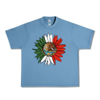 Pebble Blue mexico sunflower Urban Heavy Tee - HRA Design Shop