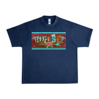 Navy western nurse with medical  symbol caduceus and arrow license plate te Urban Heavy Tee - BarkalooDesign
