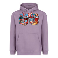 Lavender 4th of july coffee cups Heavyweight Hoodie - NancyCooperArtShop