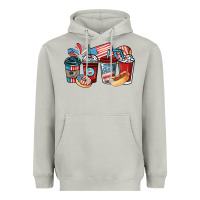 4th Of July Coffee Cups Heavyweight Hoodie | Teevron