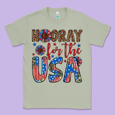 Hooray For The Usa Classic Tee Designed By Artiststas
