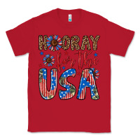Red hooray for the usa Classic Tee - Artiststas