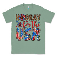 Sage hooray for the usa Classic Tee - Artiststas