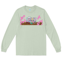 Matcha watercolor love nurse libbey glass Long Sleeve Tee - BundleAndBundleShop