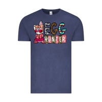 Vintage Denim Egg Hunter Vintage Tee - CowhideDigitalArt