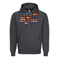 Smoke land of the free america Zipper Hoodie - Jasminsmagicworld