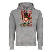Cloud Rock just a girl who loves christmas afro messy bun Vintage Hoodie - texasbilliewilder
