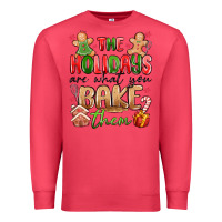 Cardinal the holidays are what you bake them Premium Sweatshirt - MaliasSmallBusiness