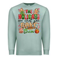 Seafoam the holidays are what you bake them Premium Sweatshirt - MaliasSmallBusiness