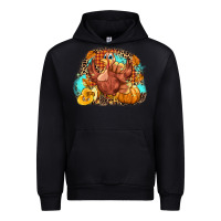 Black Turkey pumpkins Urban Hoodie - NancyCooperArtShop