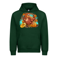 Forest Green Turkey pumpkins Urban Hoodie - NancyCooperArtShop