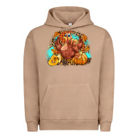 Pigment Burro Turkey pumpkins Urban Hoodie - NancyCooperArtShop